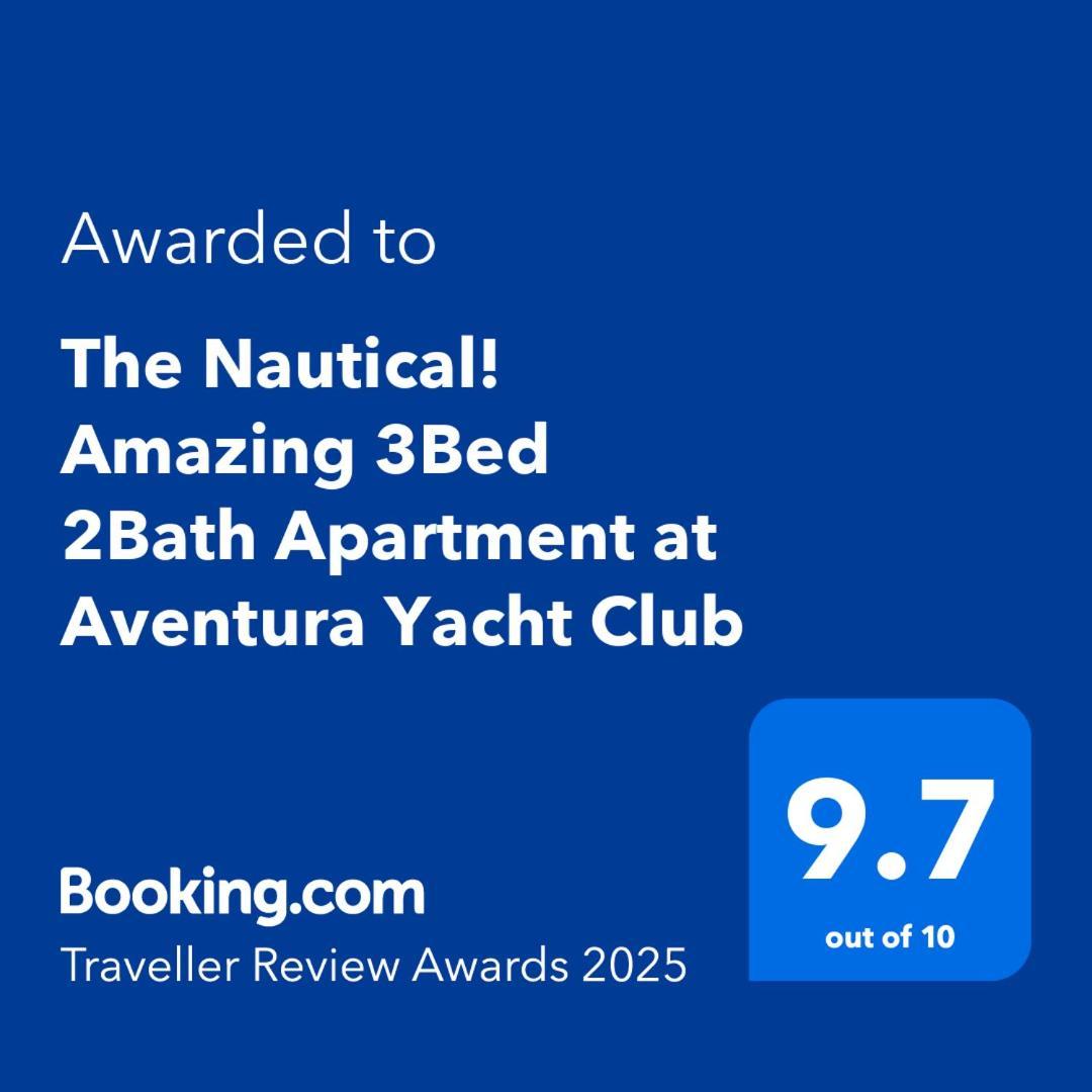 The Nautical! Amazing 3Bed 2Bath Apartment At Aventura Yacht Club Bagian luar foto